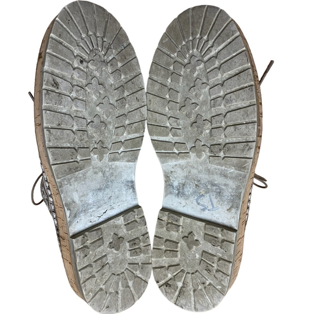 AGL Women's Leather Snakeskin Python Print Lace-Up Cork Platform Oxfords - Picture 7 of 10